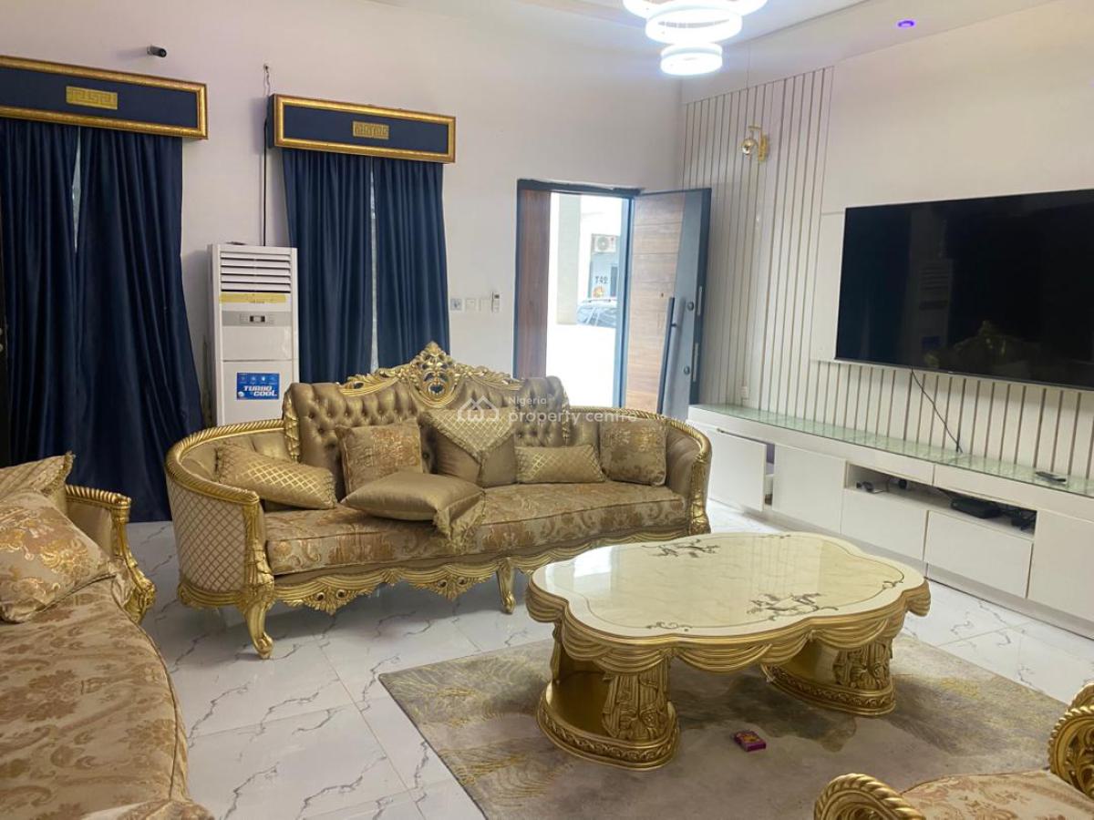 a Luxury Furnished 4 Bedrooms Terrace, Spring Villa Estate, Sangotedo, Ajah, Lagos, Terraced Duplex for Rent