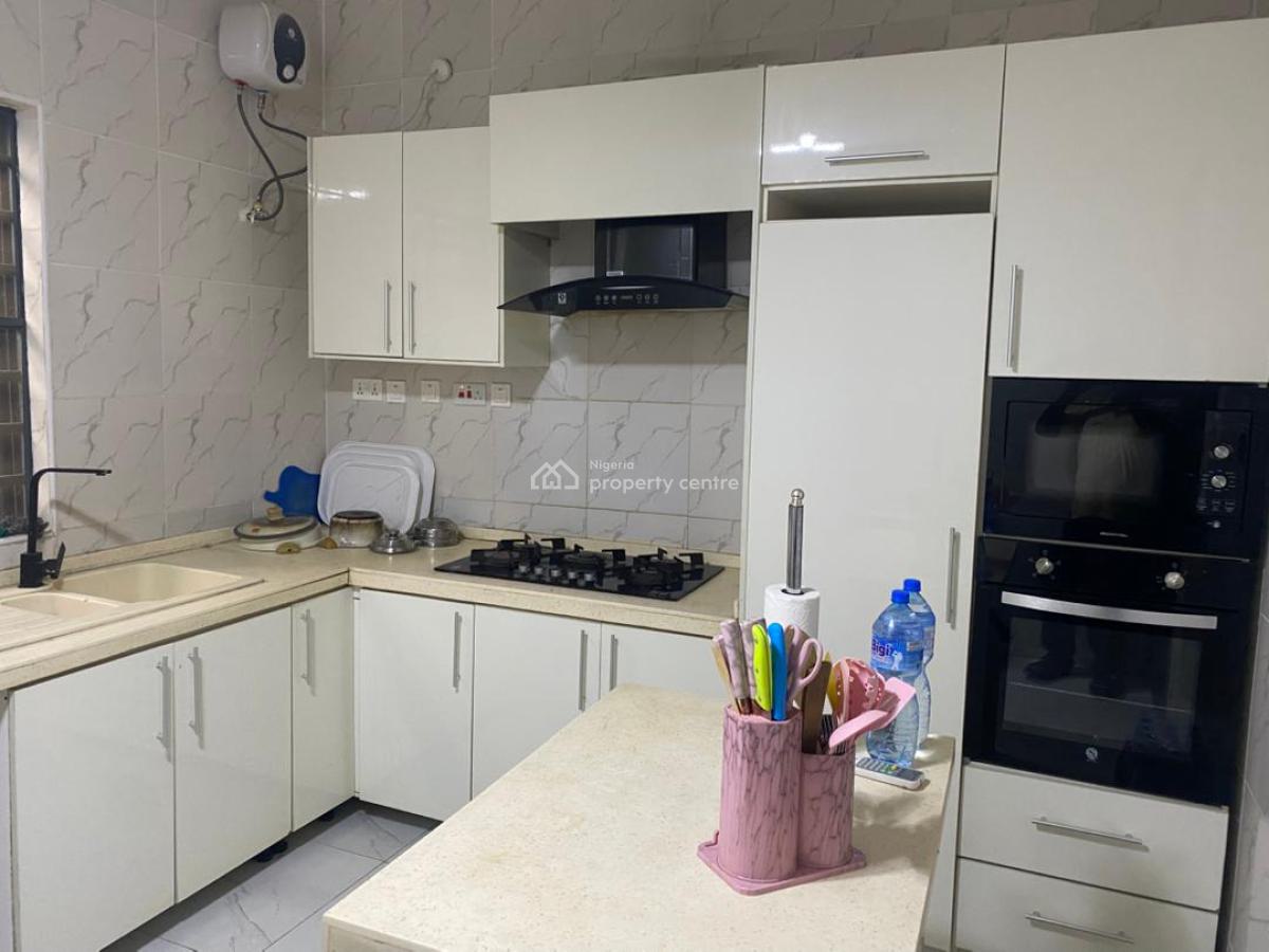 a Luxury Furnished 4 Bedrooms Terrace, Spring Villa Estate, Sangotedo, Ajah, Lagos, Terraced Duplex for Rent