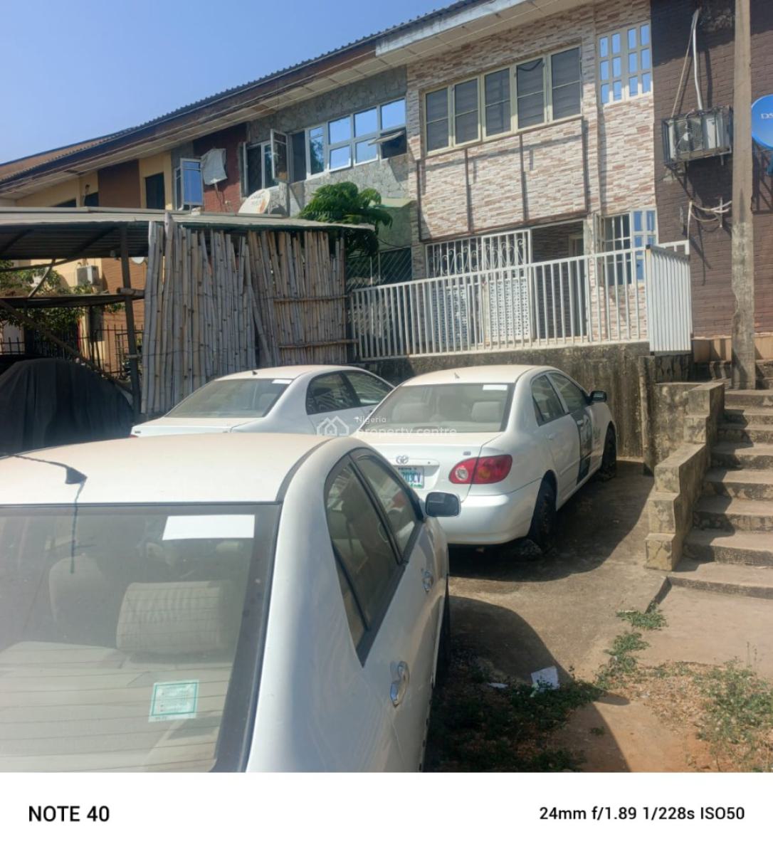 a Nice 3 Bedrooms Duplex with Bq on Fully Tarred Road for Office Space, Garki 3, Garki, Abuja, Detached Duplex for Rent