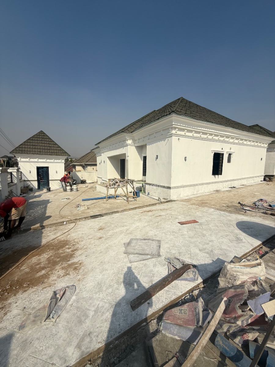 Three Bedroom Bedroom Bungalow with Two Very Large Self Contain Apartment, Efab Verizon, Karsana, Abuja, Detached Bungalow for Sale