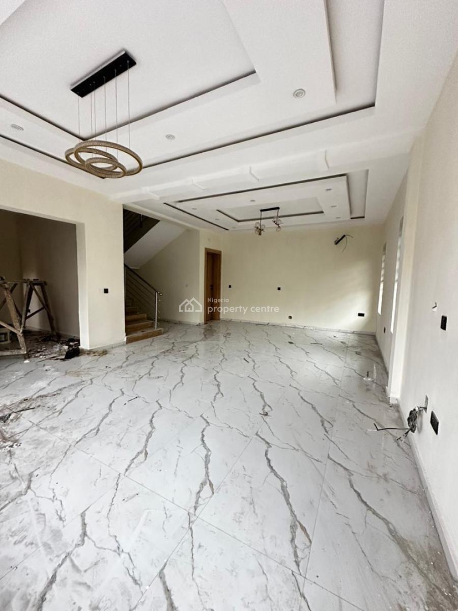 Spacious 4-bedroom Terrace Duplex with Bq in a Serene Estate, Abraham Adesanya, Ajah, Lagos, Terraced Duplex for Sale