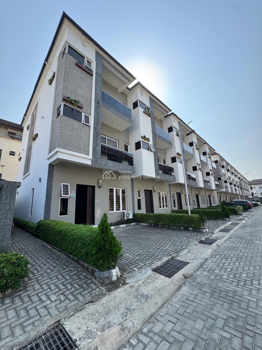 Classy 4 Bedroom Terrace Duplex with a Bq, Ikate, Lekki, Lagos, Terraced Duplex for Sale