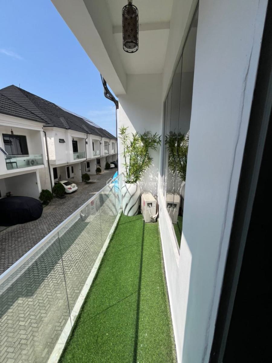 Service New 4 Bedroom Fully Furnished Terrace Duplex, Ikota, Lekki, Lagos, Terraced Duplex for Rent