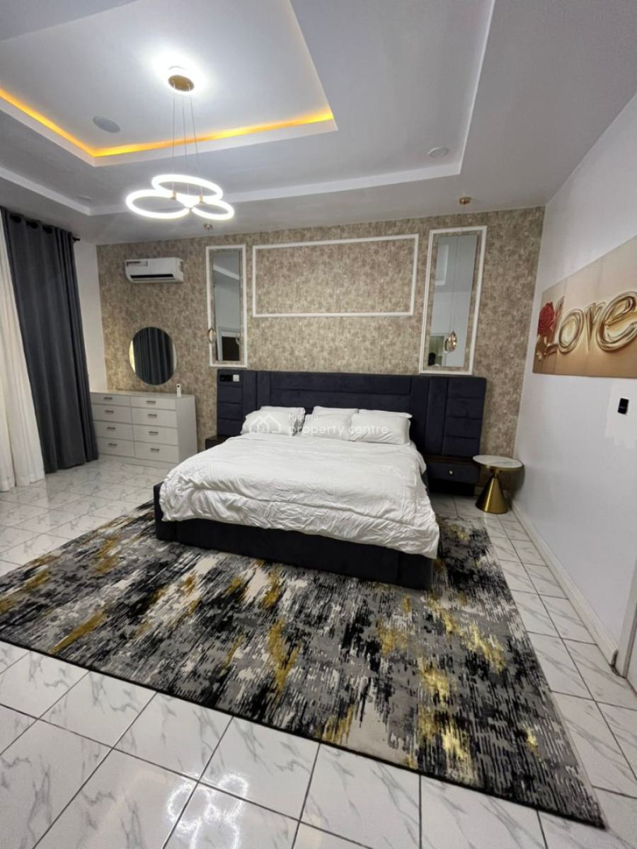 Service New 4 Bedroom Fully Furnished Terrace Duplex, Ikota, Lekki, Lagos, Terraced Duplex for Rent