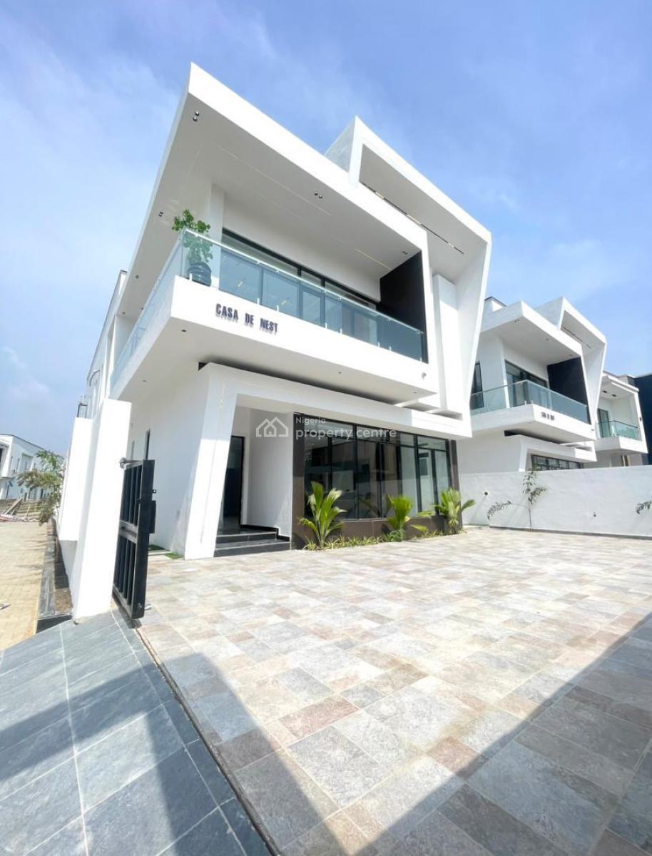 Astonishing 5 Bedroom Fully Detached Duplex with Bq, Swimming Pool, Ajah, Lagos, Detached Duplex for Sale