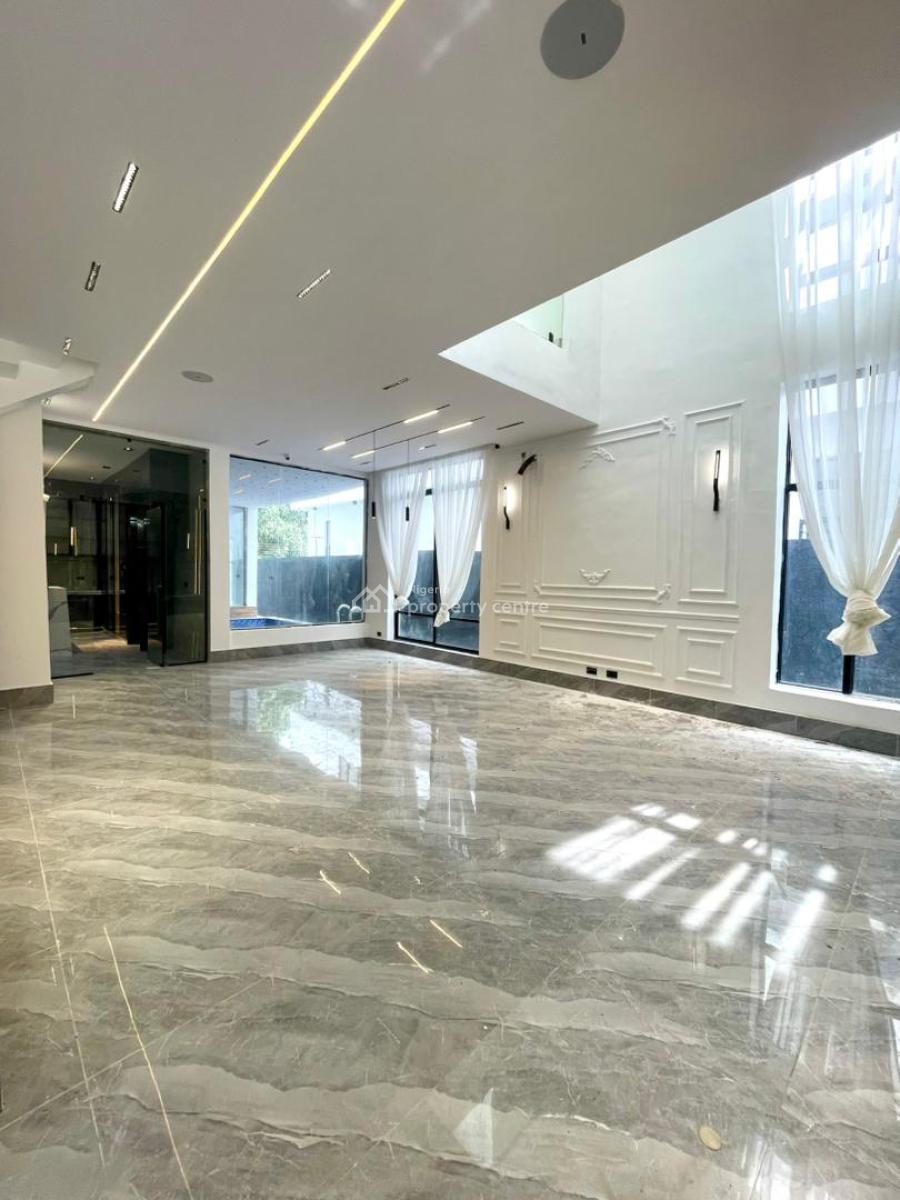 Gracefully Carved 5 Bedroom Luxury Smart Home with Swimming Pool and Bq, Chevron, Lekki, Lagos, House for Sale