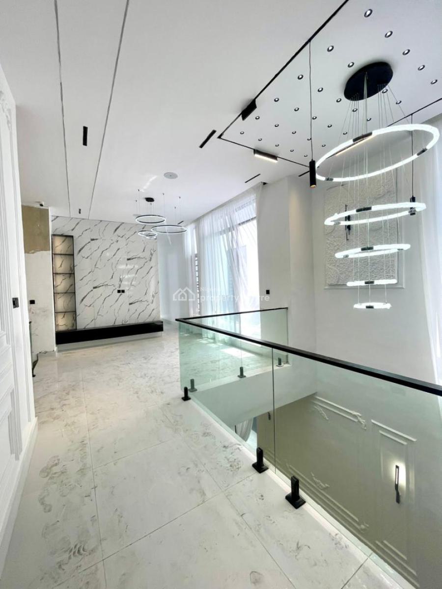 Gracefully Carved 5 Bedroom Luxury Smart Home with Swimming Pool and Bq, Chevron, Lekki, Lagos, House for Sale