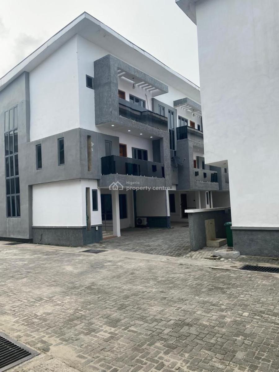 Luxuriously Furnished & Fully Serviced 4bedroom Terrace Duplex with Bq, Ikate, Lekki, Lagos, Terraced Duplex for Rent