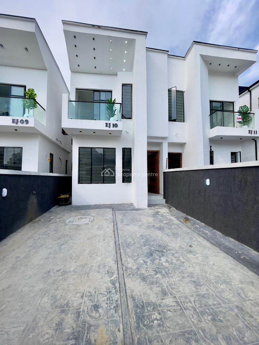 Standard Finished 4 Bedroom Semi-detached Room, Ikota, Lekki, Lagos, Semi-detached Duplex for Sale