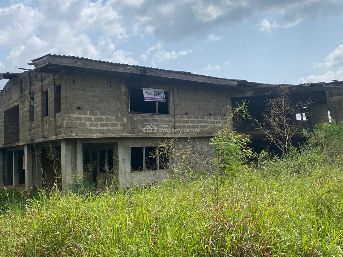 Uncompleted 7 Bedroom Detached House on 2656sqm, Ita Oshin, Abeokuta North, Ogun, Detached Duplex for Sale