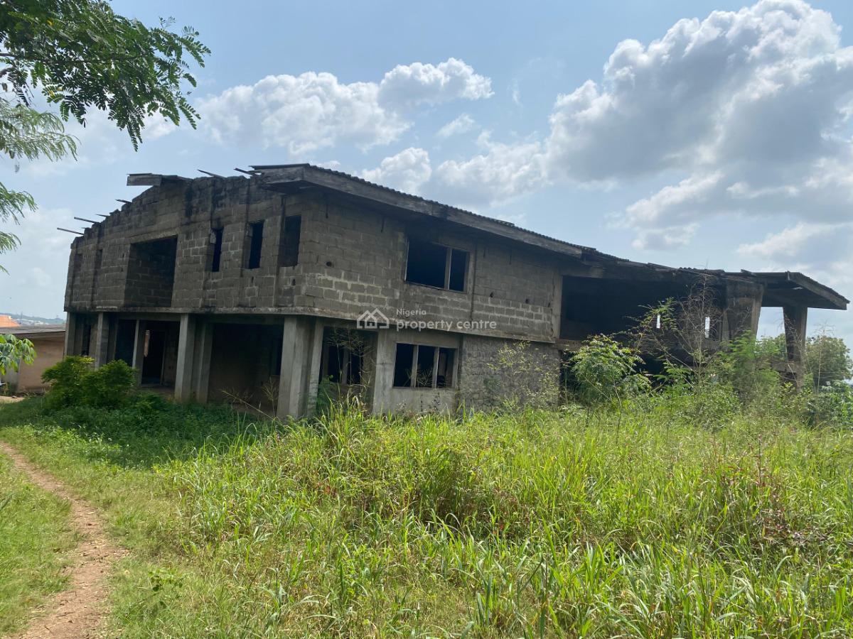 Uncompleted 7 Bedroom Detached House on 2656sqm, Ita Oshin, Abeokuta North, Ogun, Detached Duplex for Sale