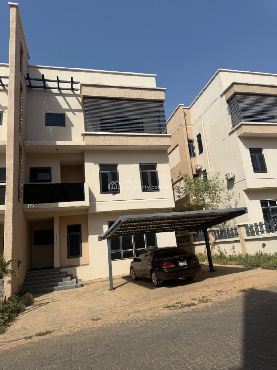 Newly Built and Tastefully Finished 5 Bedroom Semi Detached Duplex, Guzape District, Abuja, Semi-detached Duplex for Rent