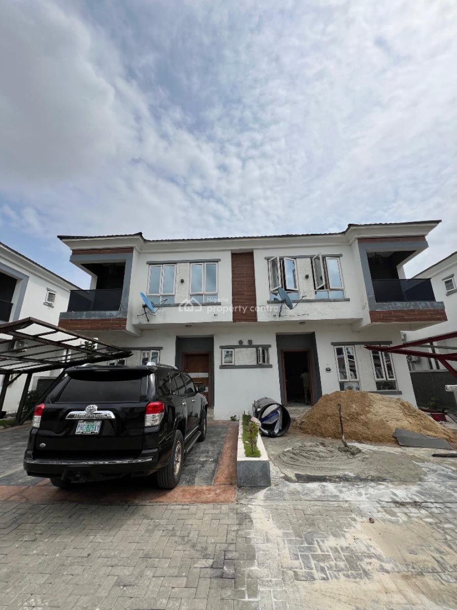 Spacious 4-bedroom Semi Detached Duplex + Bq in Code Access Estate, Ikate Elegushi, Lekki, Lagos, Semi-detached Duplex for Sale
