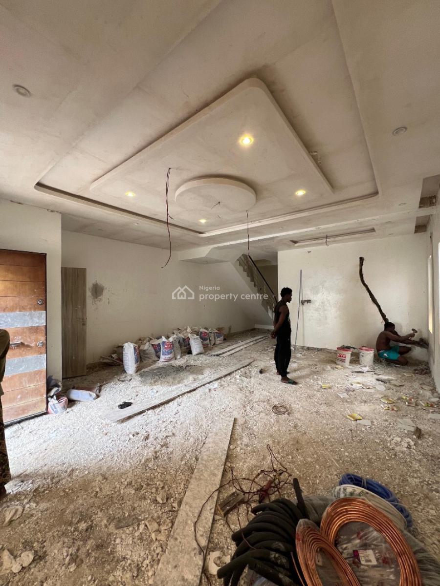 Spacious 4-bedroom Semi Detached Duplex + Bq in Code Access Estate, Ikate Elegushi, Lekki, Lagos, Semi-detached Duplex for Sale