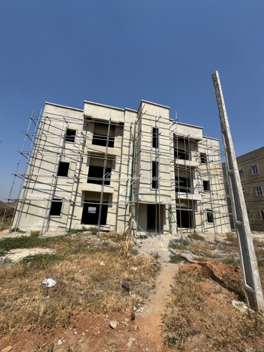 Newly Built 2 Bedroom Block of Flat (advanced Carcass), Apo, Abuja, Block of Flats for Sale