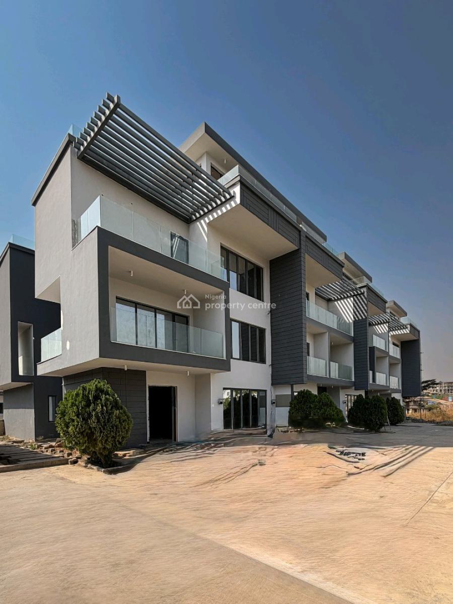 a Tastefully Newly Built 5 Bedroom Terrace Duplex Crafted for Luxury,, Guzape District, Abuja, Terraced Duplex for Sale