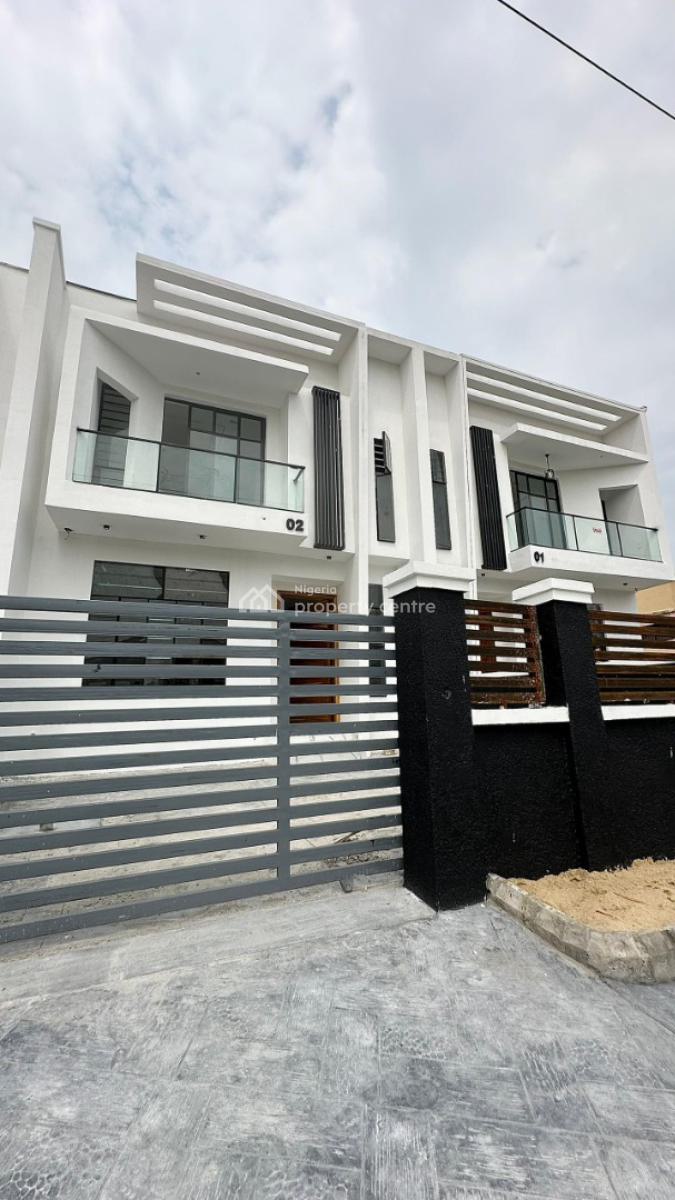 4 Bedroom Semi Detached with Bq, Idado Estate, Idado, Lekki, Lagos, Semi-detached Duplex for Rent