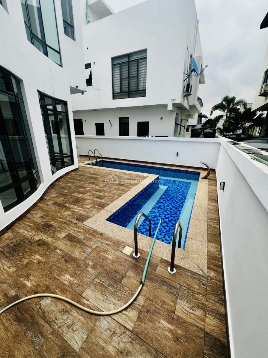 Contemporary Luxury 5 Bedroom Smart Home with Pool, Cinema & Gym, Pinnock Estate, Osapa, Lekki, Lagos, Detached Duplex for Sale