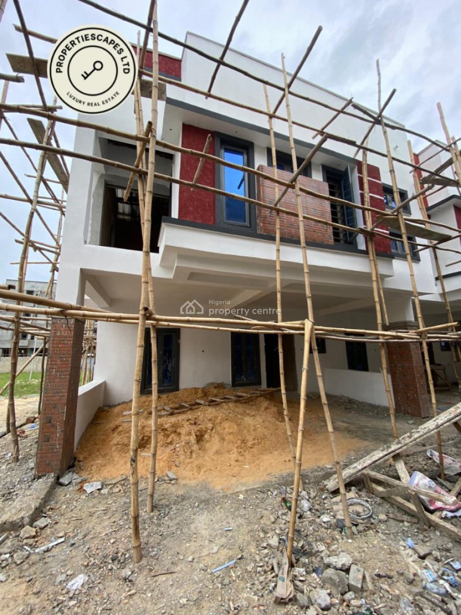 Almost Completed 4  Bedroom Terraced Duplex  with Bq., Orchid, Lekki, Lagos, Terraced Duplex for Sale