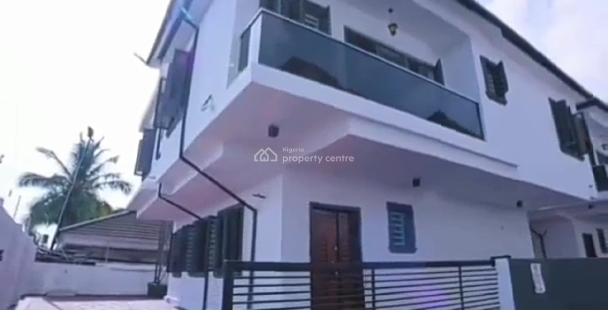 Waterfront 4 Bedrooms Fully Detached House with Study Room & Bq, Osborne Phase 1, Osborne, Ikoyi, Lagos, Detached Duplex for Rent