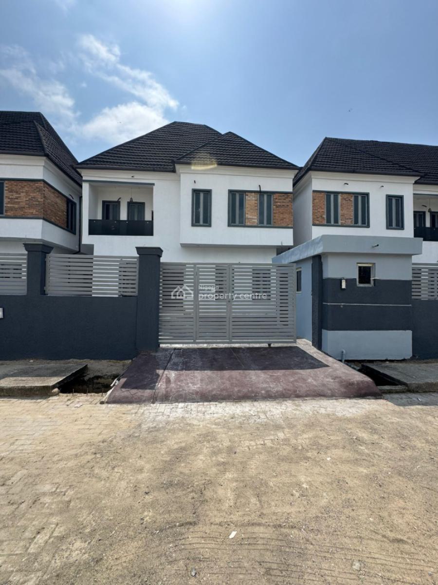 Very Spacious. Newly Built 4 Bedroom Semi-detached Duplex with Bq, Chevron Toll Gate, Orchid Road, Lekki, Lagos, Semi-detached Duplex for Sale