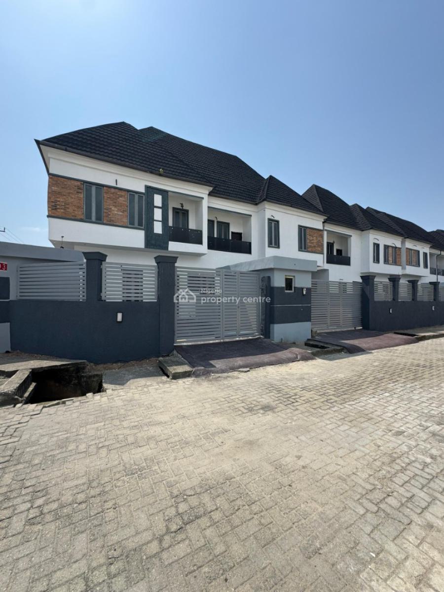 Very Spacious. Newly Built 4 Bedroom Semi-detached Duplex with Bq, Chevron Toll Gate, Orchid Road, Lekki, Lagos, Semi-detached Duplex for Sale