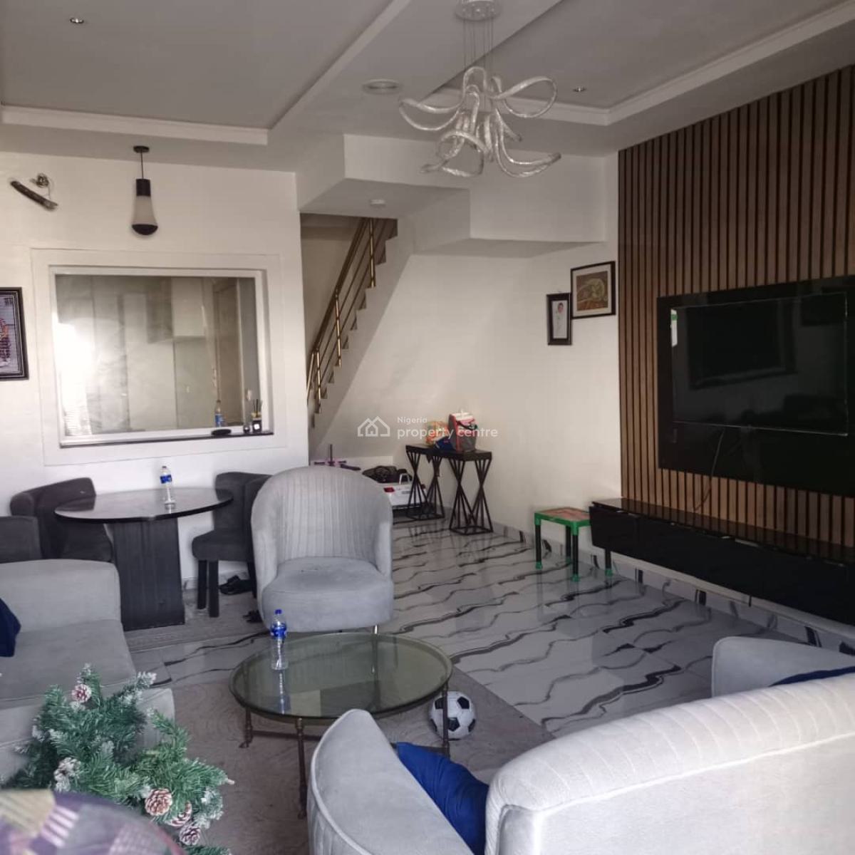 4 Bedroom Fully Furnished Semi Detached Duplex, Orchid Road, Lekki, Lagos, Detached Duplex for Rent