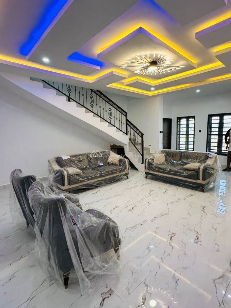 Newly Built Furnished 3 Bedroom Semi Smart Terraced Duplex, Larix Estate, Apo, Abuja, Terraced Duplex for Sale