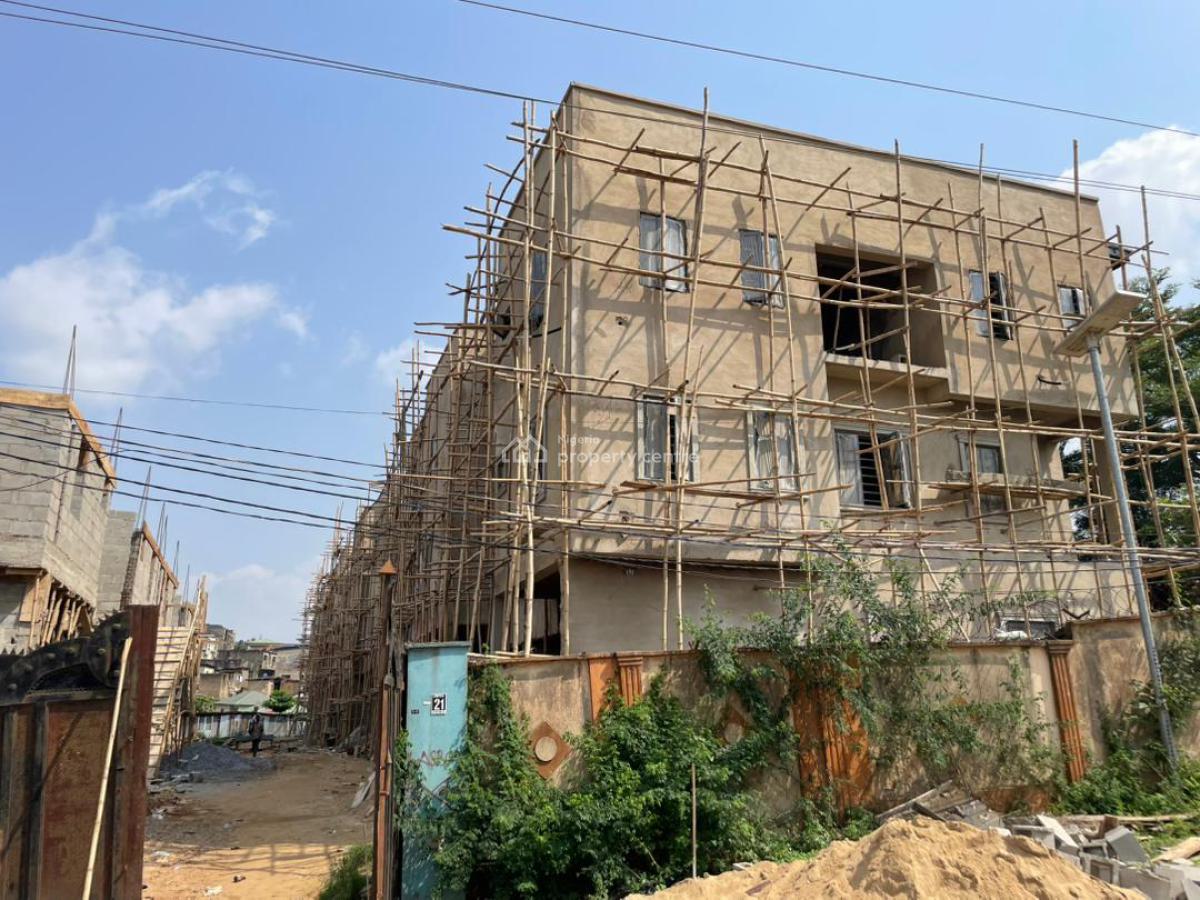 Newly Built Terrace 4bedroom Duplex with Bq, Estate Okeira, Ogba, Ikeja, Lagos, Terraced Duplex for Sale