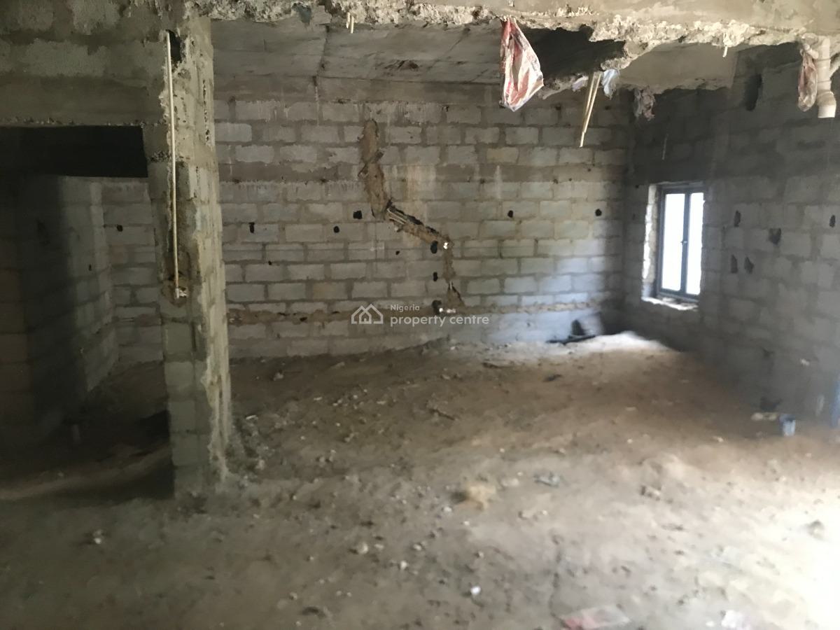 Newly Built 5 Bedrooms Terrace Duplex with Bq (advanced Carcass), Mabushi, Abuja, Terraced Duplex for Sale