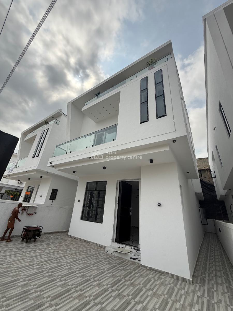 4 Bedroom Fully Detached Duplex with Bq, Lekki Palm City/captain Court Estate, Ajah, Lagos, Detached Duplex for Sale
