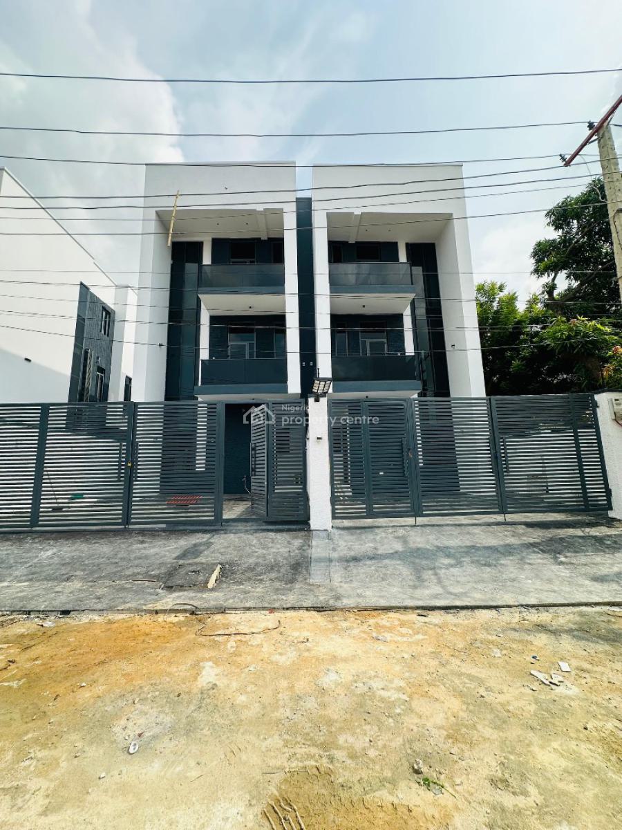 Newly Built 4 Bedroom Semi Detached Duplex with Room Bq, Adeniyi Jones, Ikeja, Lagos, Detached Duplex for Sale