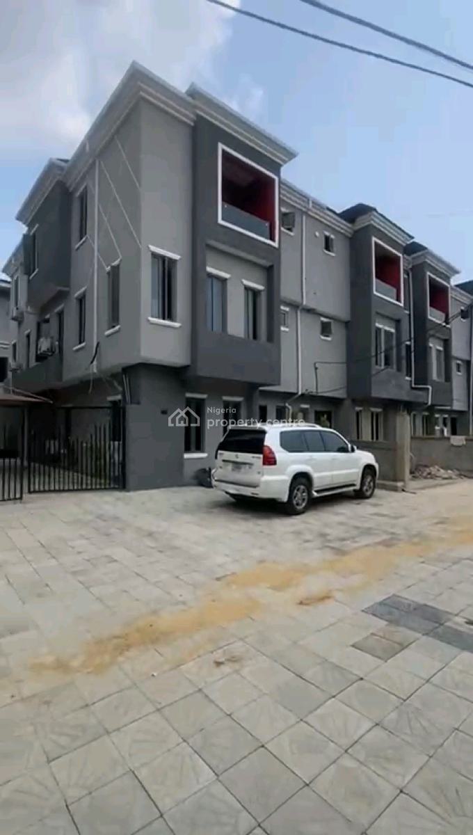 a Block of 6 Units 2 Units of 4 Bedroom Terrace Duplex with Bq, Jonsland Estate, Ifako, Gbagada, Lagos, Terraced Duplex for Sale