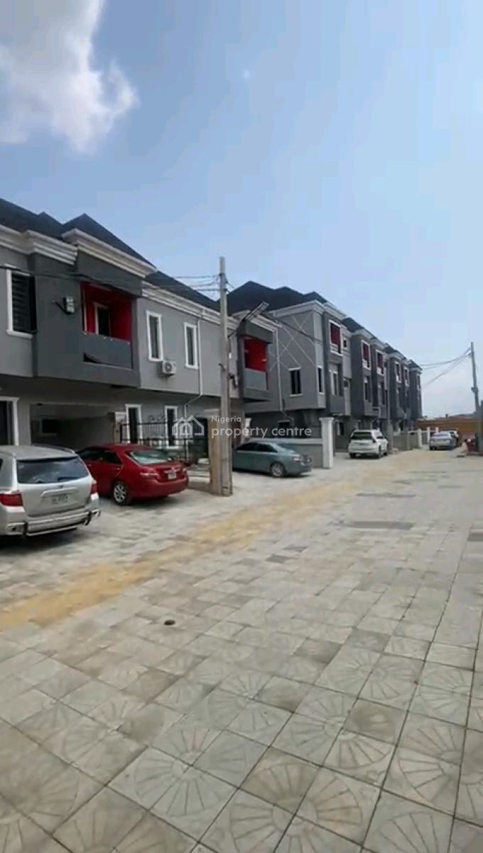 a Block of 6 Units 2 Units of 4 Bedroom Terrace Duplex with Bq, Jonsland Estate, Ifako, Gbagada, Lagos, Terraced Duplex for Sale