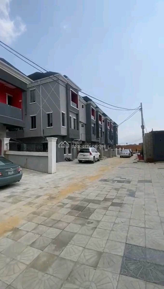 a Block of 6 Units 2 Units of 4 Bedroom Terrace Duplex with Bq, Jonsland Estate, Ifako, Gbagada, Lagos, Terraced Duplex for Sale