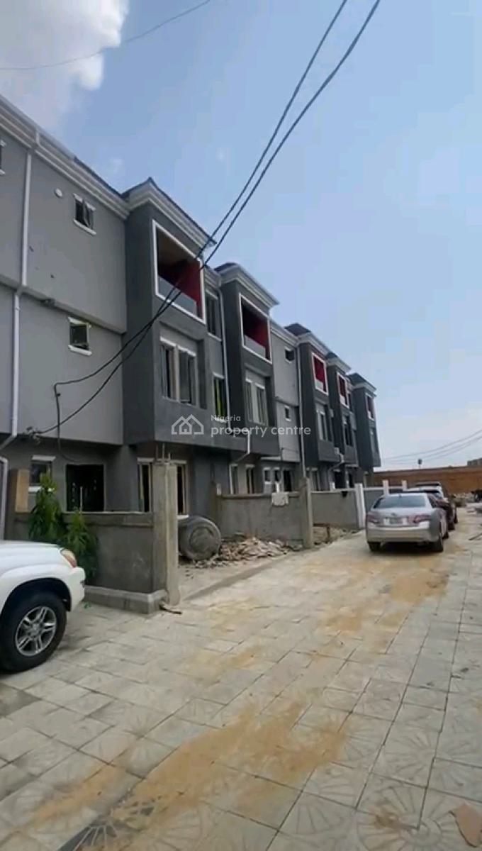 a Block of 6 Units 2 Units of 4 Bedroom Terrace Duplex with Bq, Jonsland Estate, Ifako, Gbagada, Lagos, Terraced Duplex for Sale