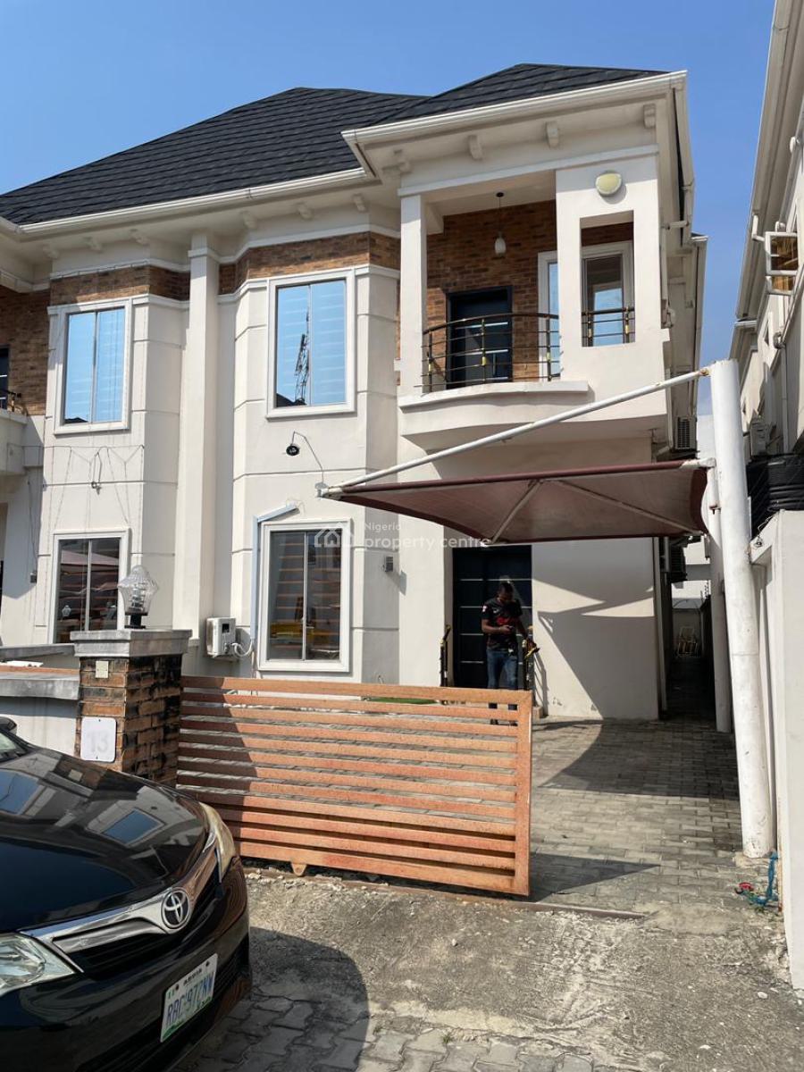 Luxurious 4 Bedroom Semi Detached Duplex + Bq, Lekki  Conservation Road Opposite Chevron Drive, Lekki, Lagos, Semi-detached Duplex for Rent