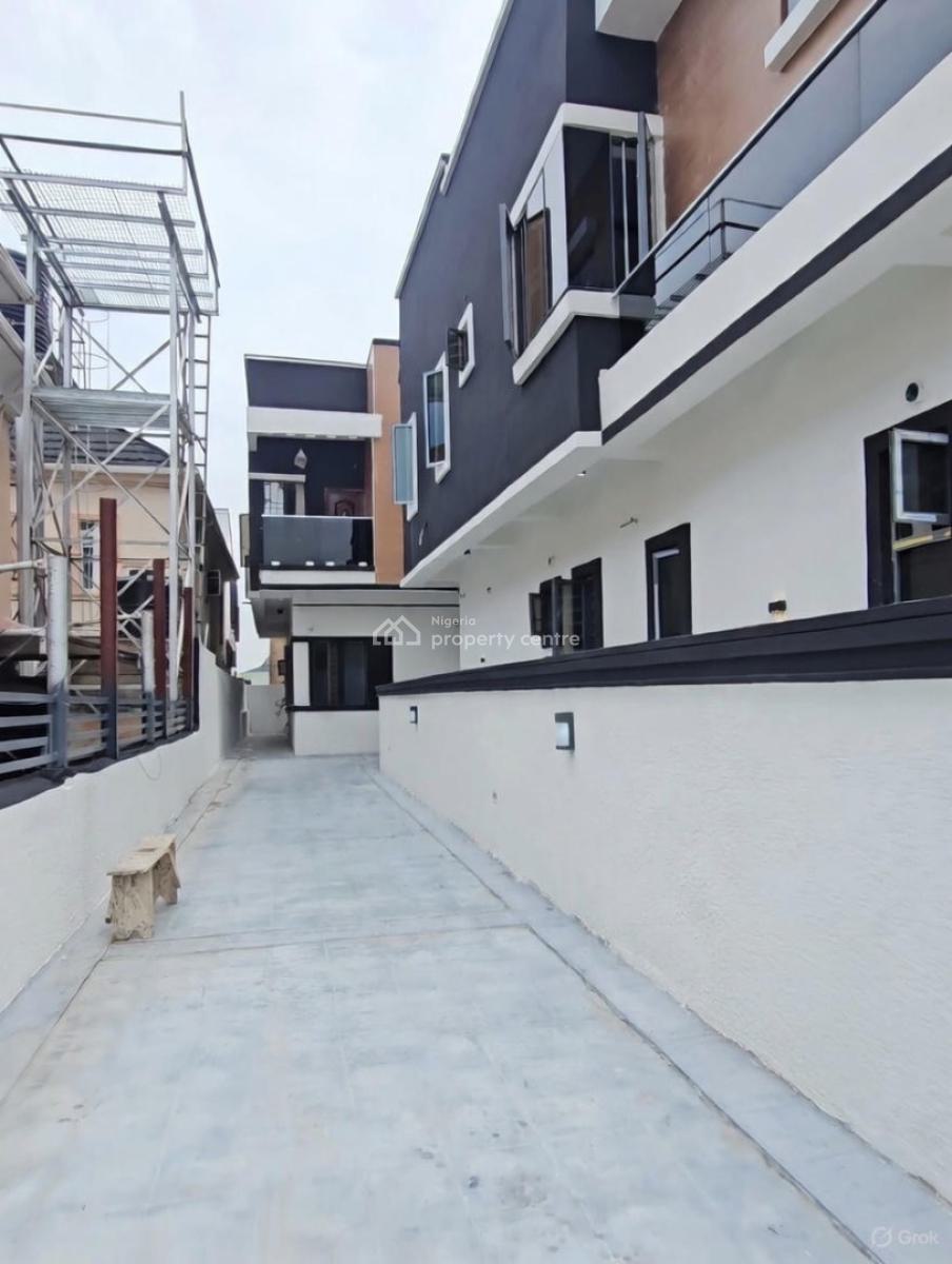 Brand New 4 Bedroom Semi Detached Duplex with Swimming Pool and Bq, Chevron, Lekki, Lagos, Semi-detached Duplex for Sale