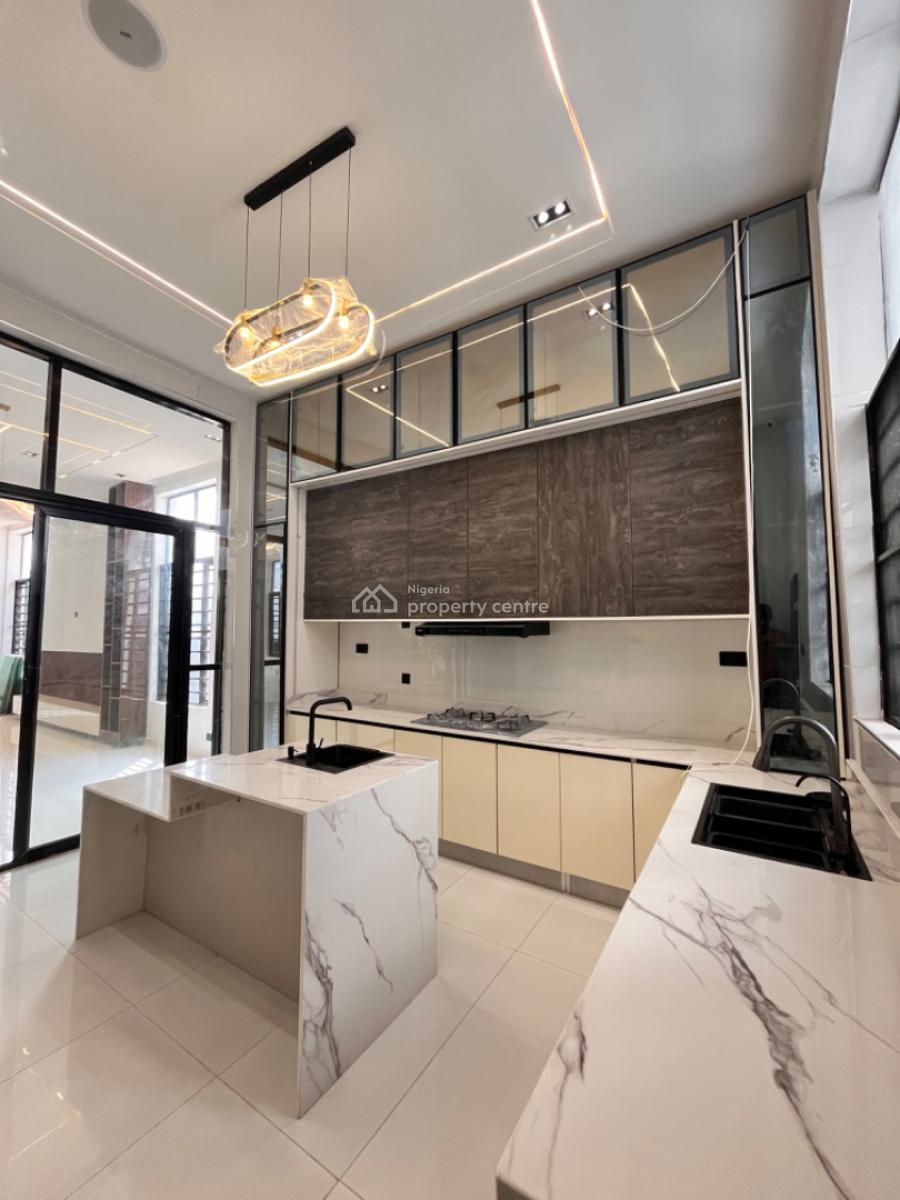 Luxury 5-bedroom Fully Detached Duplex with Pool and Bq, Chevron Toll, Lekki, Lagos, Detached Duplex for Sale