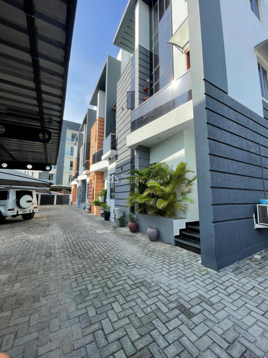 Contemporary Modern 4 Bedrooms Duplex, Along Admiral Gabriel Okoi Street, Sbt Petroleum Geoscience, Ikate Elegushi, Lekki, Lagos, Terraced Duplex for Sale