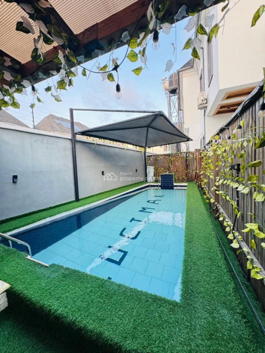 Lovely 4 Bedrooms Detached Duplex with Swimming Pool and Bq, Ikota, Lekki, Lagos, Detached Duplex for Sale