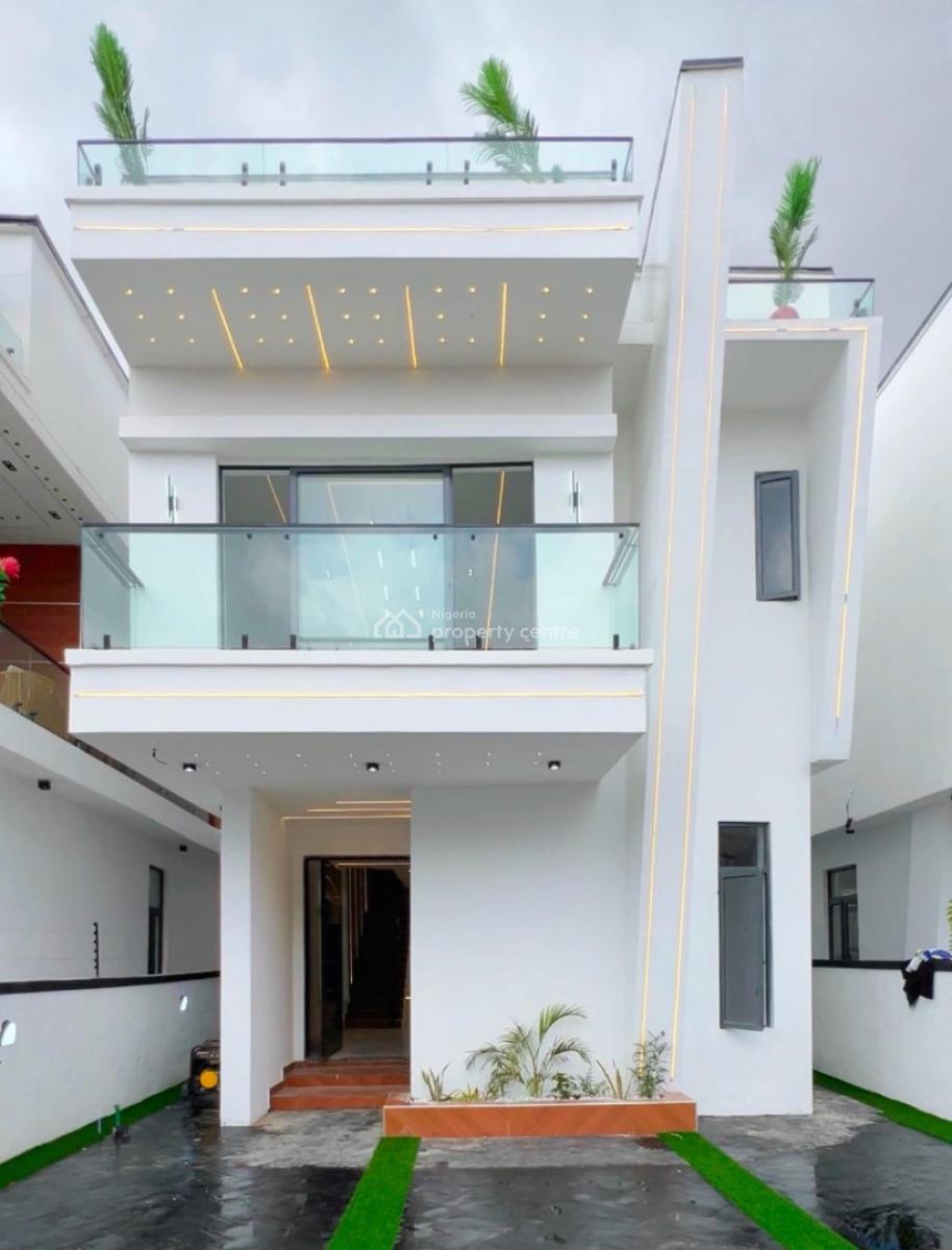 Luxury 5 Bedrooms Fully Detached with Swimming Pool, Ajah, Lagos, Detached Duplex for Sale