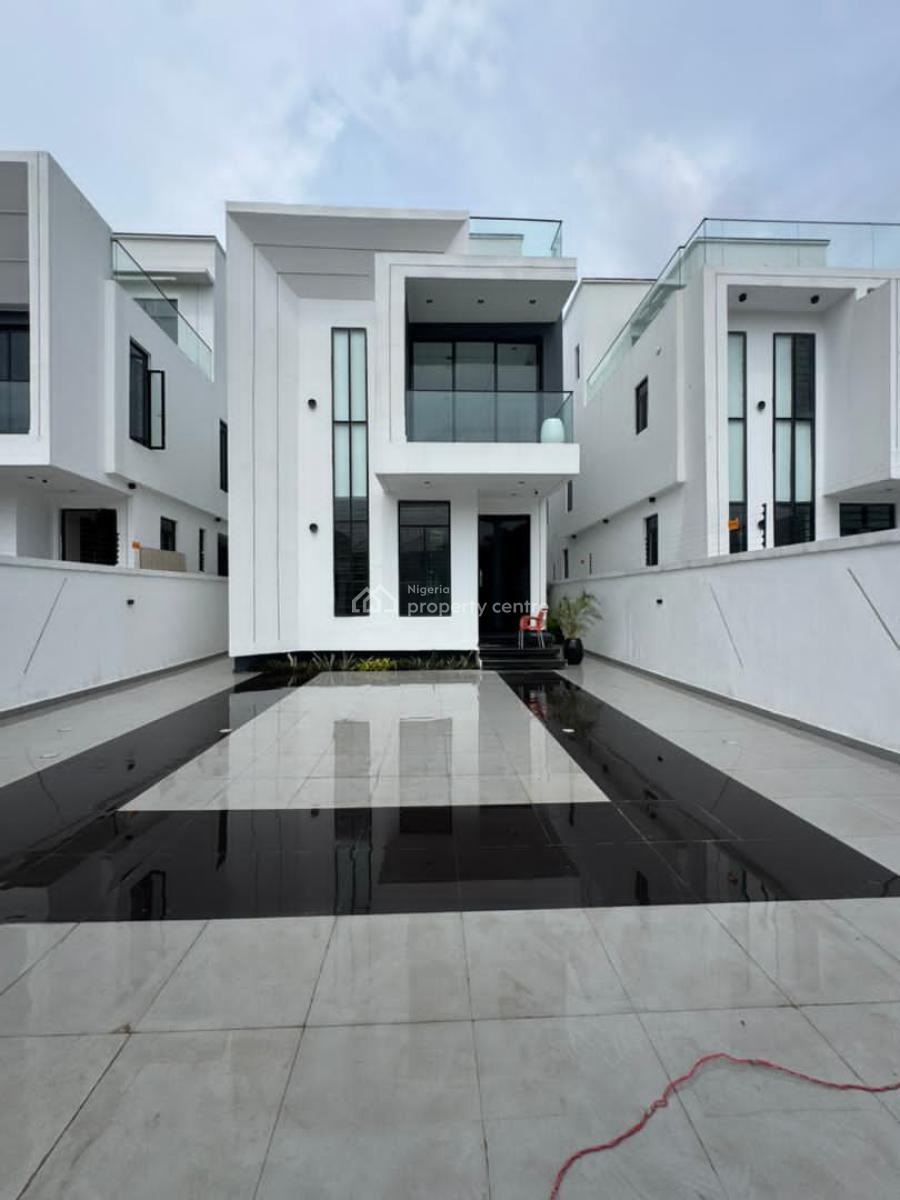 Newly Built 5-bedroom Duplex with a Rooftop Terrace, Gym, Chevron Road, Lekki Phase 1, Lekki, Lagos, Detached Duplex for Sale