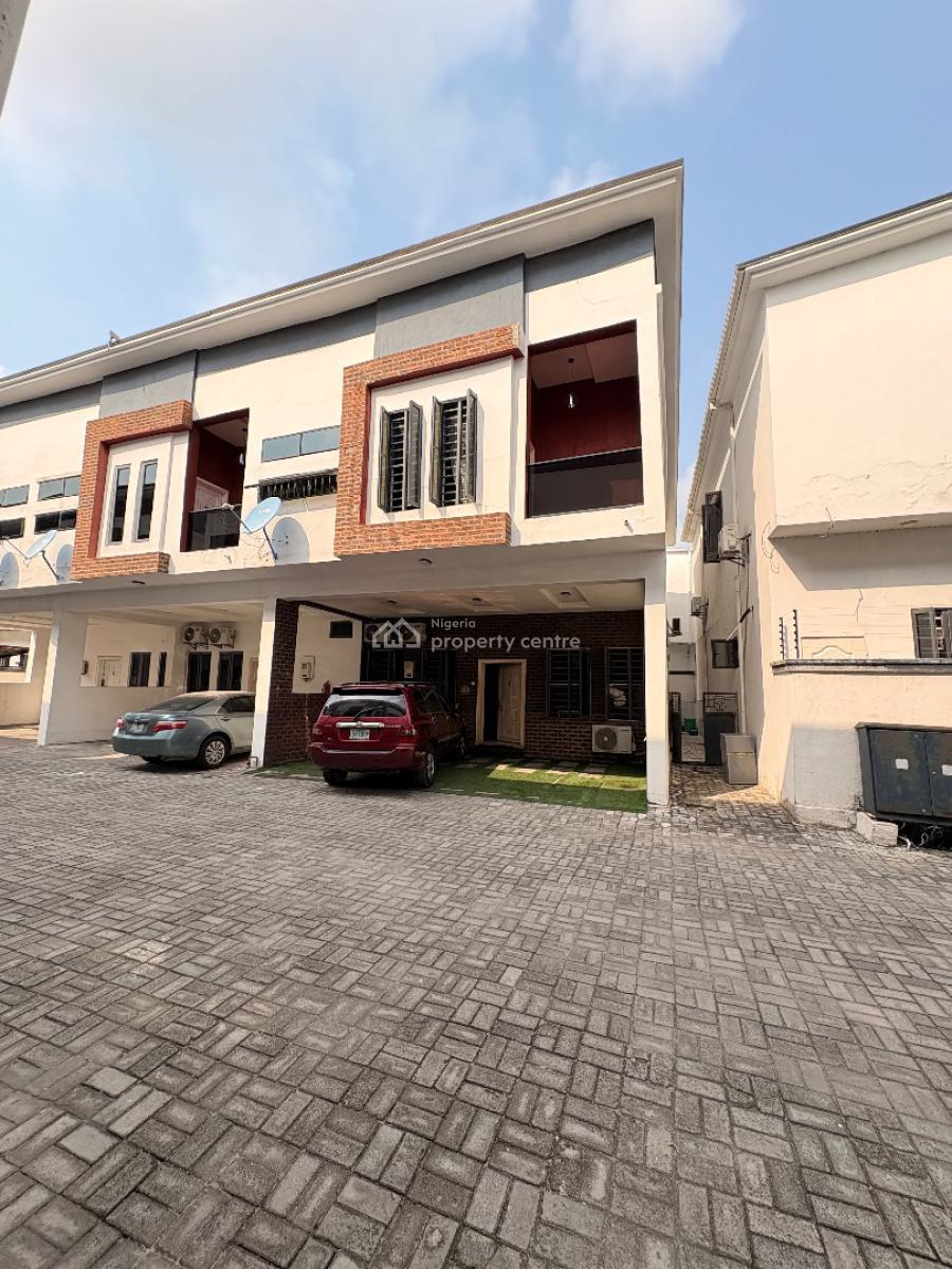 Exquisite 3 Bedroom Corner Piece Duplex, Before Orchid Enyo Filling Station By Lekki 2nd Toll Gate, Lekki, Lagos, Terraced Duplex for Rent