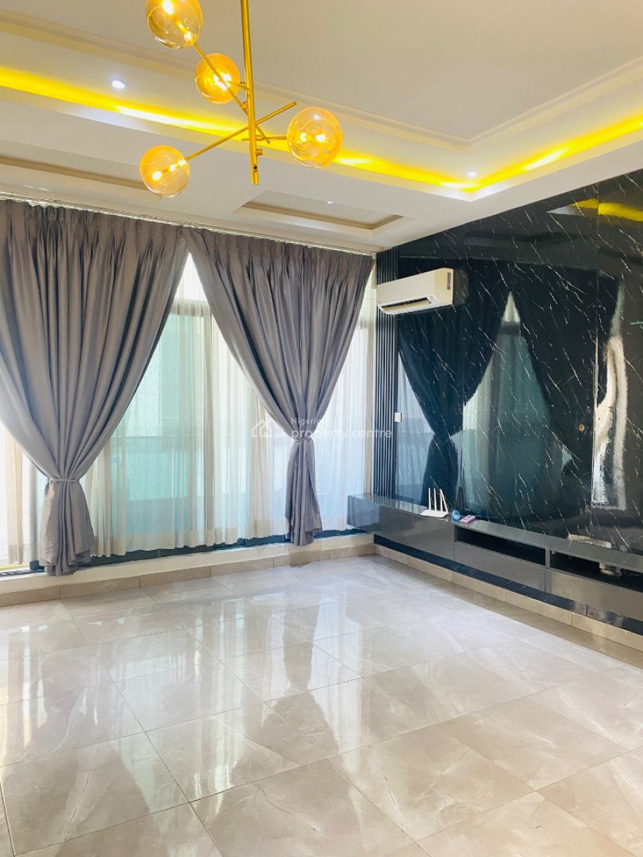 4 Bedroom Terrace House with Bq & 5kva Solar Inverter, Off Freedom Way, Lekki, Lagos, Terraced Duplex for Rent