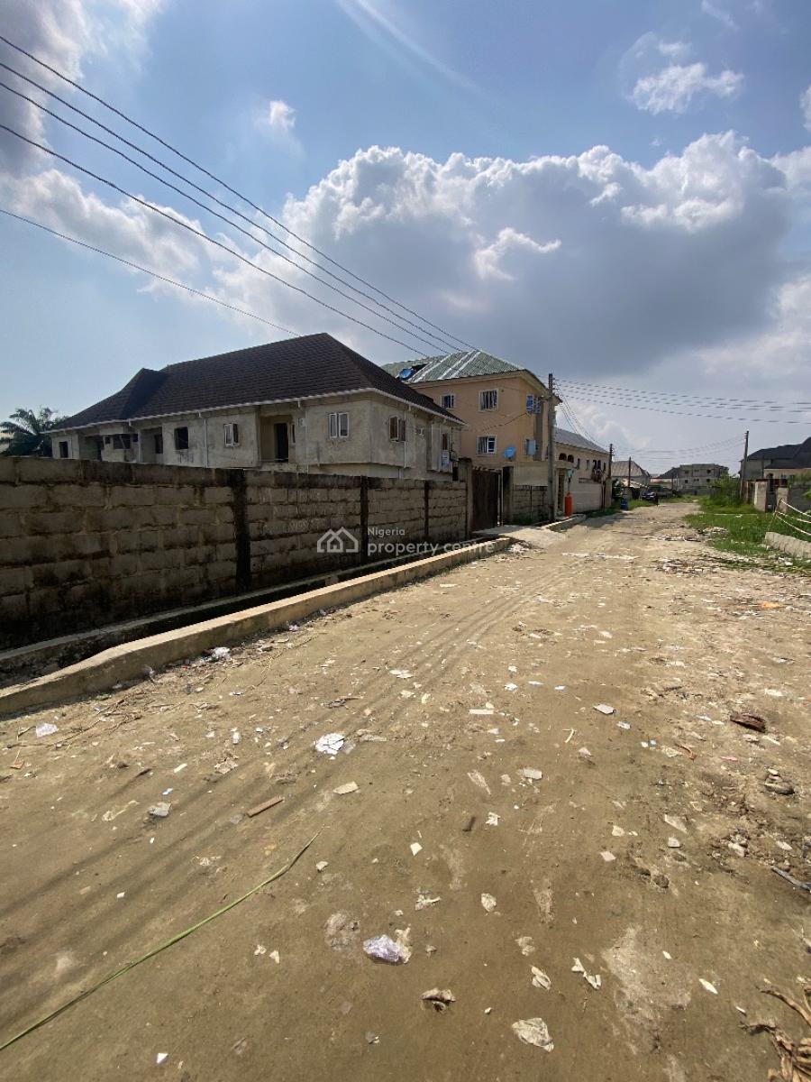 Fenced Half Plot, Treasure Estates Before Sangotedo Shop Rite, Ajah, Lagos, Residential Land for Sale
