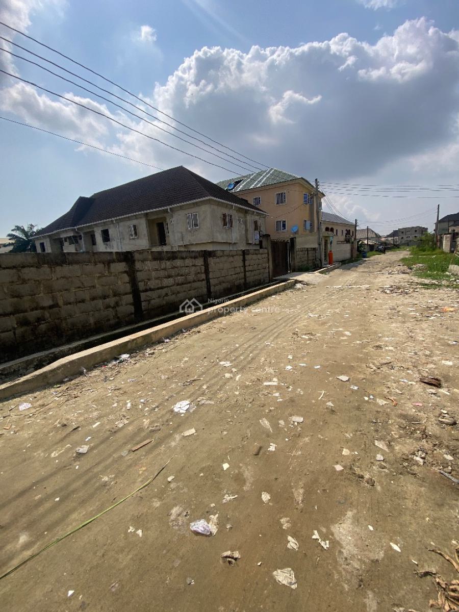 Fenced Half Plot, Treasure Estates Before Sangotedo Shop Rite, Ajah, Lagos, Residential Land for Sale