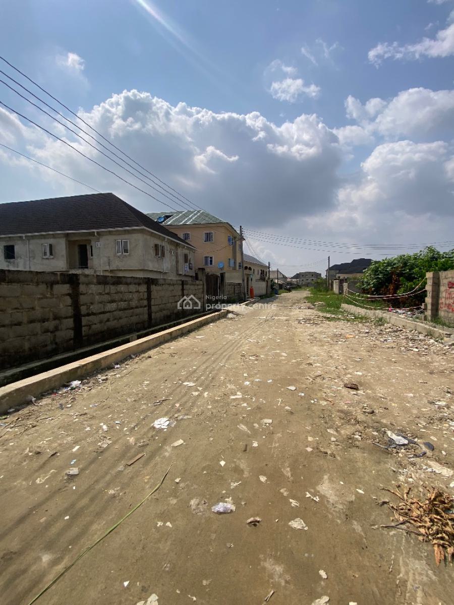 Fenced Half Plot, Treasure Estates Before Sangotedo Shop Rite, Ajah, Lagos, Residential Land for Sale