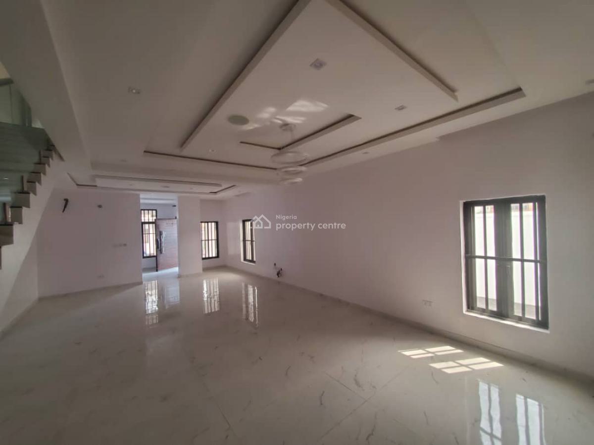 Newly Built 5 Bedroom Semi Detached House with a Room Bq, Sikiru Alade Oloko Street, Lekki Phase 1, Lekki, Lagos, Semi-detached Duplex for Rent