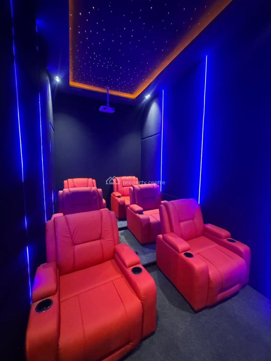 Majestic 5-bedroom Duplex with a Rooftop Terrace, Gym House,, Chevron, Lekki, Lagos, Detached Duplex for Sale